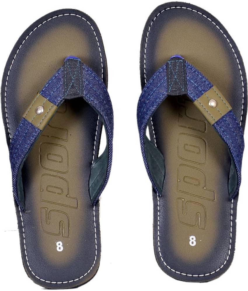 Crazy Bunny - Brown Men's Thong Flip Flop