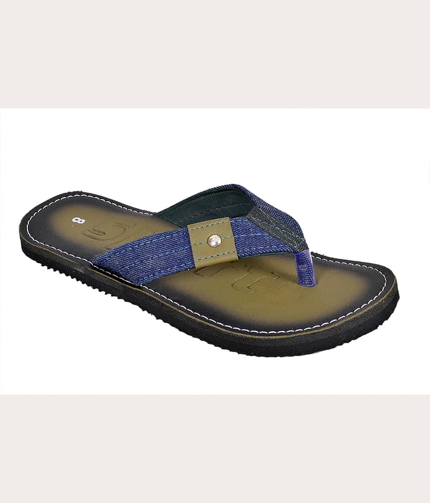 Crazy Bunny - Brown Men's Thong Flip Flop view 2