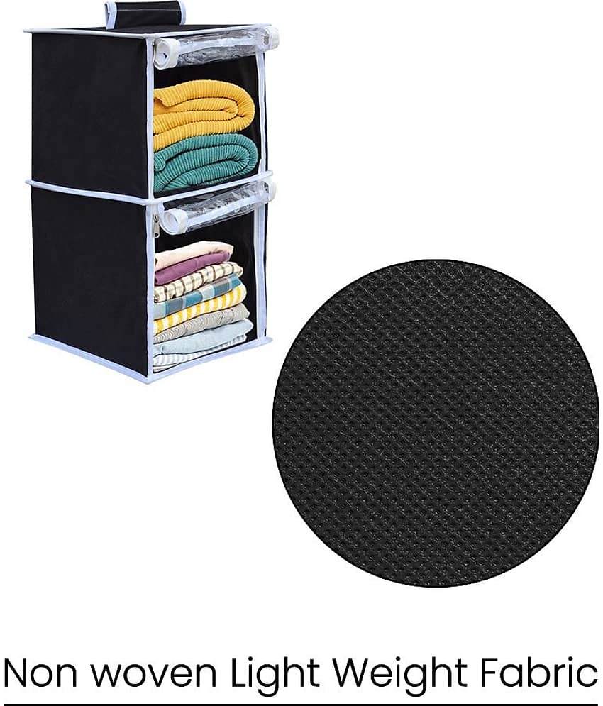 Fabric Hanging Cloth Organiser ( Pack of 1 ) view 2