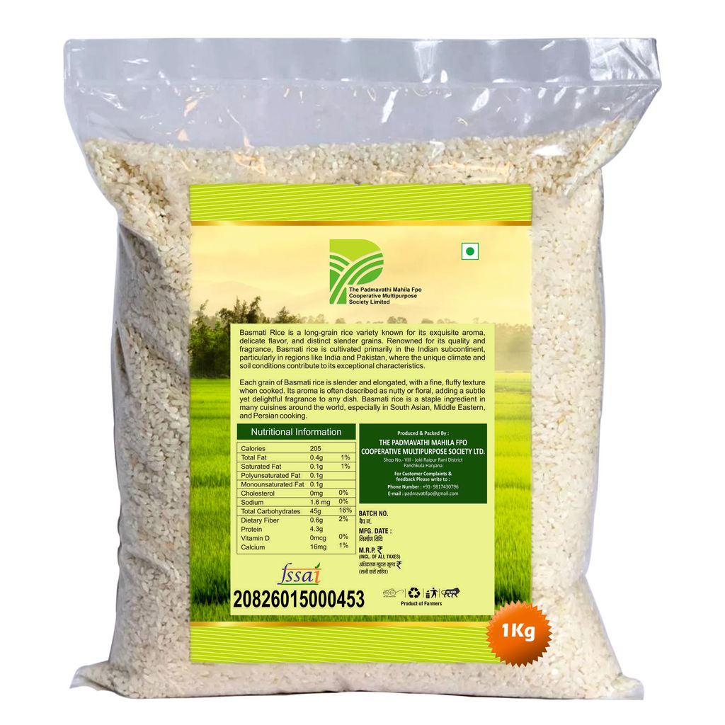 The Padmavathi Mahila Basmati Rice 1Kg view 2
