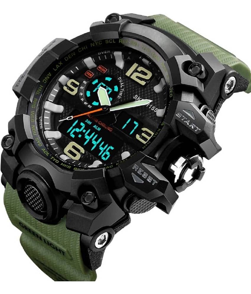 Harbor Green Silicon Analog-Digital Men's Watch view 2