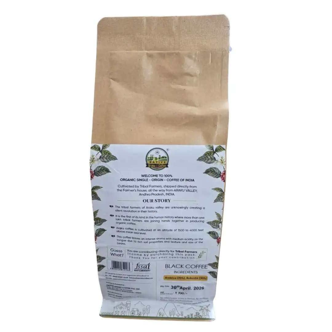 Native Araku Black Coffee Powder 70% Arabica 30% Robusta view 2