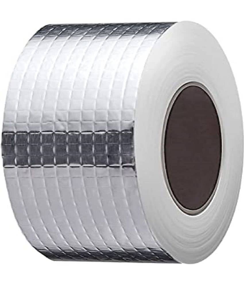 Dust n Shine Aluminium Waterproof Tape for Repair Pipe Leakage or Roof Water Leakage Solution -5m