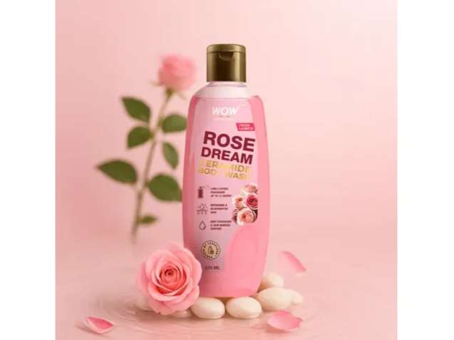 WOW Skin Science Rose Dream Body Wash, Rose Water & Ceramide Gel Cleanser -275 ml view 2