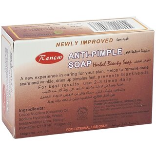 Renew Anti Pimple Herbal Beauty Soap - 135g view 2
