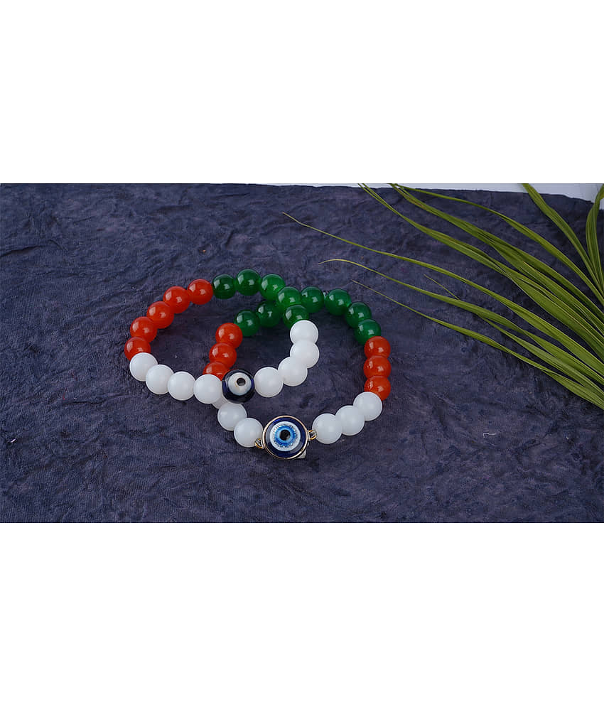 JFL - Jewellery For Less - Multicolor Bracelet ( Pack of 2 ) view 2