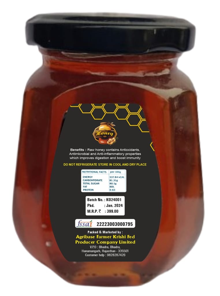 Kundali Organic Pure Raw Honey 250Gm view 2
