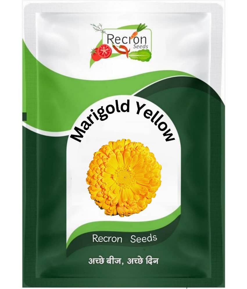 Recron Seeds - African Marigold Flower ( 50 Seeds ) view 2