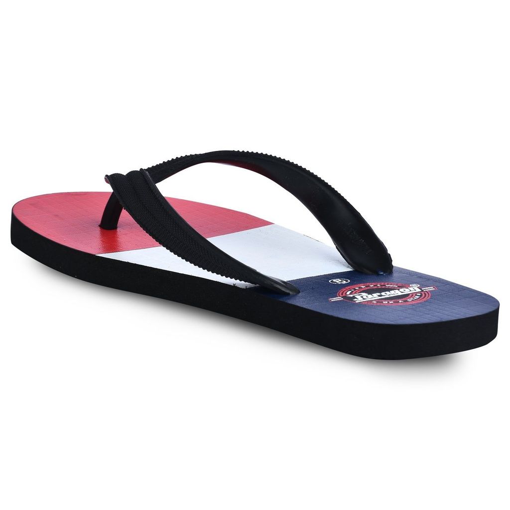 Paragon White Trendy Lightweight Casual Flip Flops for Men view 2