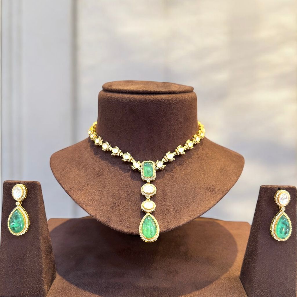 Verdant Dreams Necklace Set By Dia Art Jewels view 2
