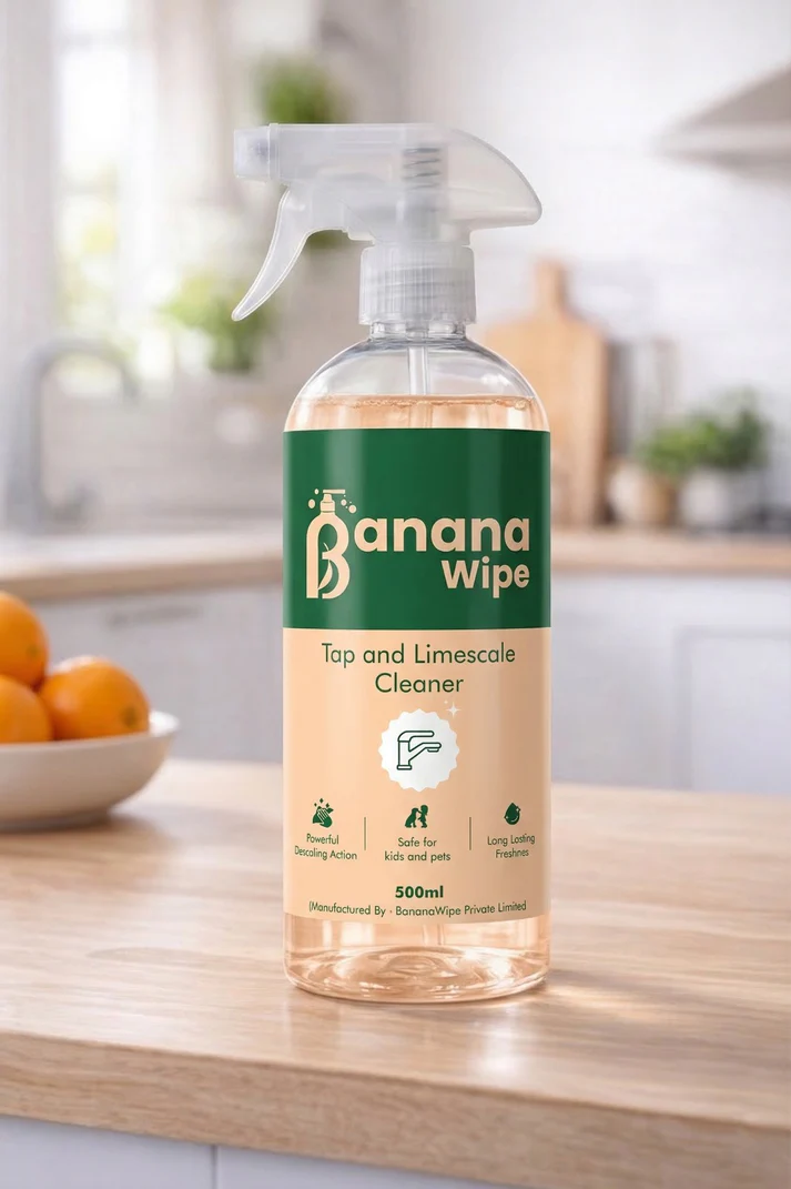 Banana Wipe Tap & Limescale Cleaner Spray - 500 ml