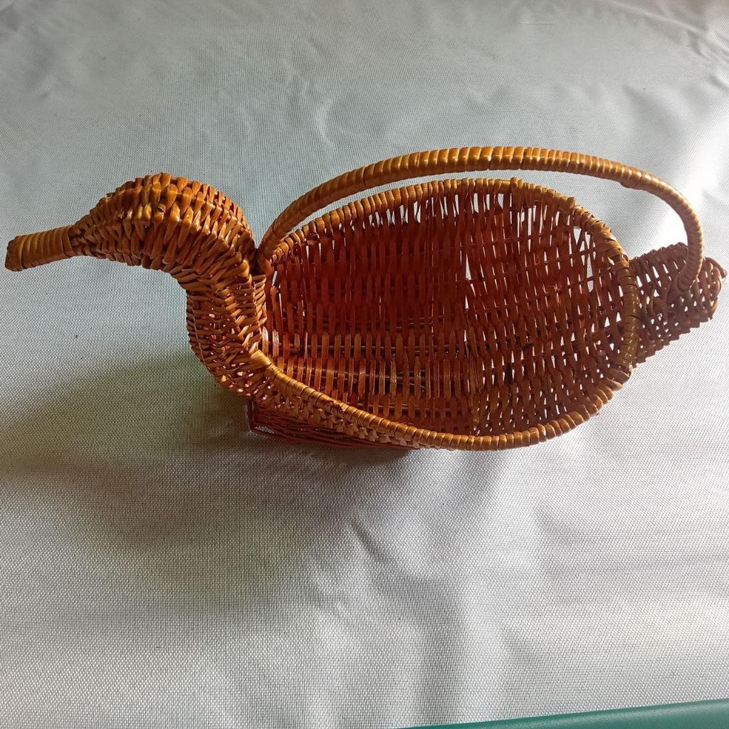 Wicker Duck Shaped Basket view 2