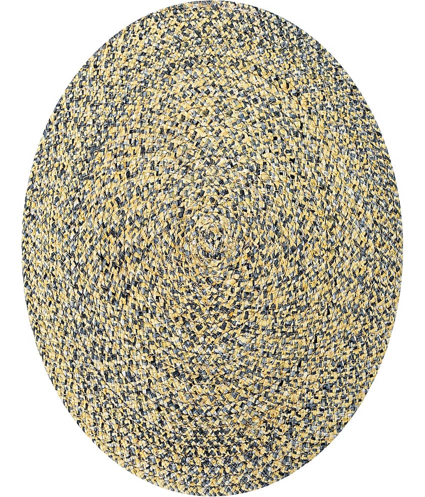 LADLI JEE Polyester Textured Round Table Mats ( 38 cm x 38 cm ) Pack of 1 - Multi view 2