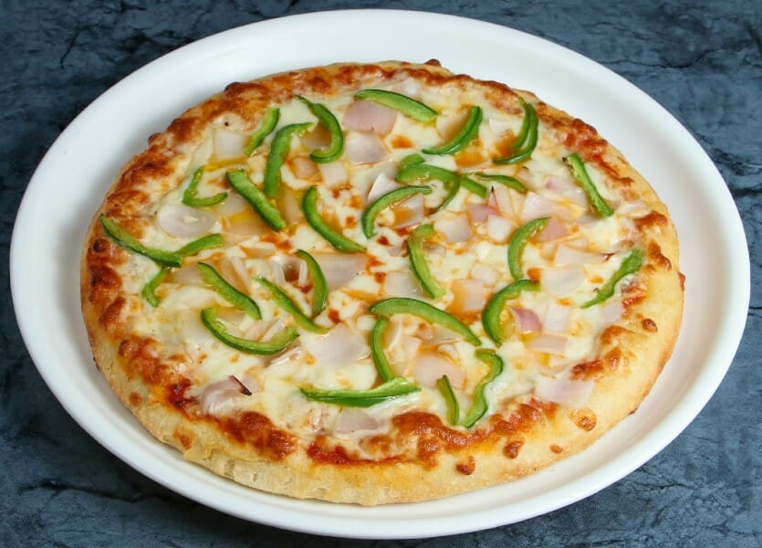 Mexican Green Pizza Med