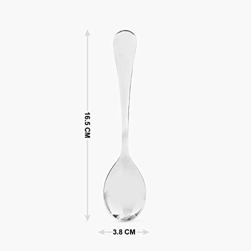 FnS August Premium Food Grade Stainless Steel 24 Karat Gold Plated Baby Spoon (Set of 6) view 2