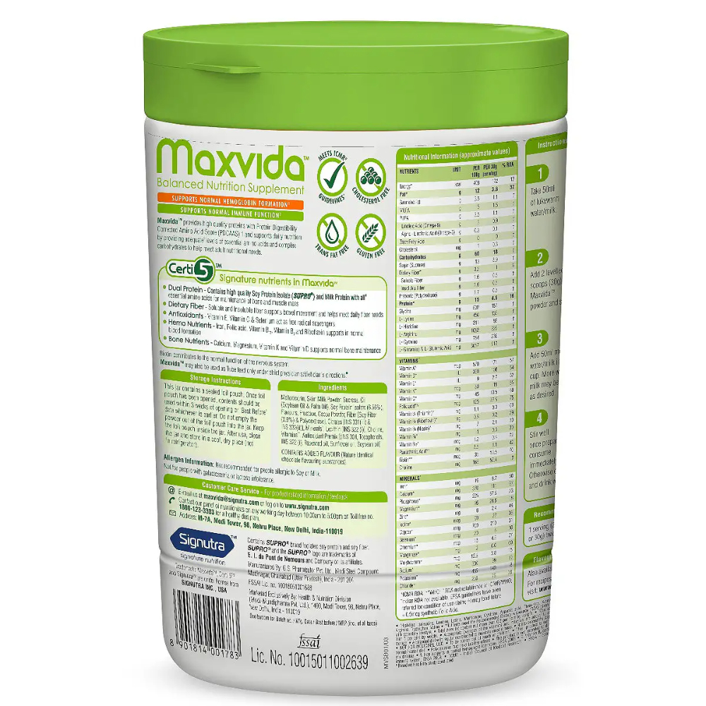 Maxvida Chocolate 400 Gms view 2