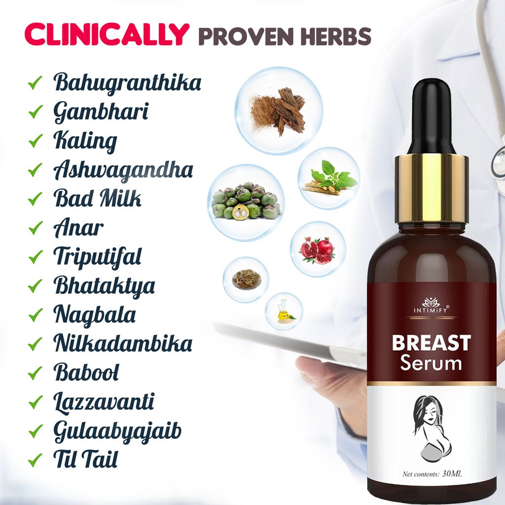 Intimify breast growth serum, breast serum, breast massage oil, breast tightening oil, breast enlargement oil view 2