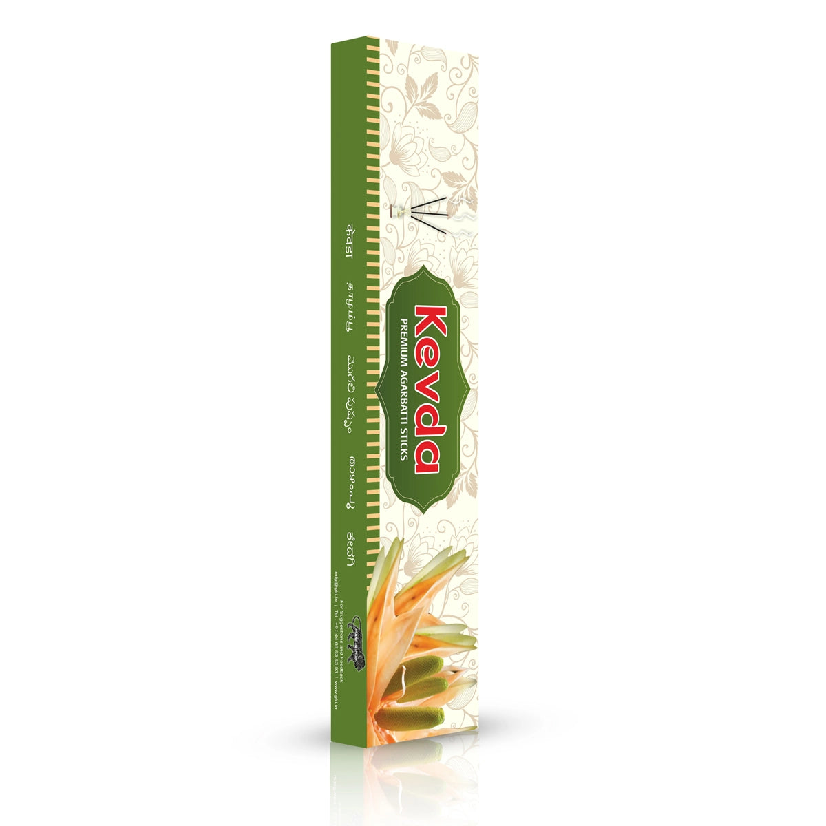 Giri Kewda Premium Incense Sticks - 50 Gms | Agarbatti | Fresh Fragrance Agarbathi for Pooja view 2