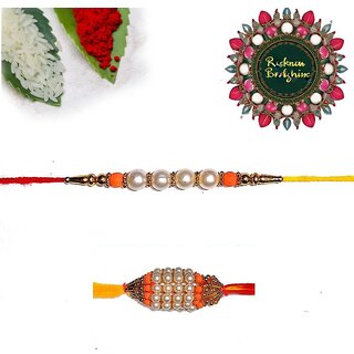(Pack of 12) CHARKEE Fancy 12 Bhaiya Bhabhi Rakhi (Multicolour) view 2
