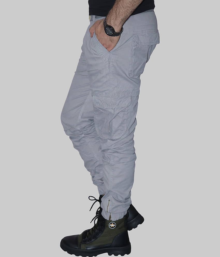 WARBURG Regular Flat Men's Joggers - Off White ( Pack of 1 ) view 2
