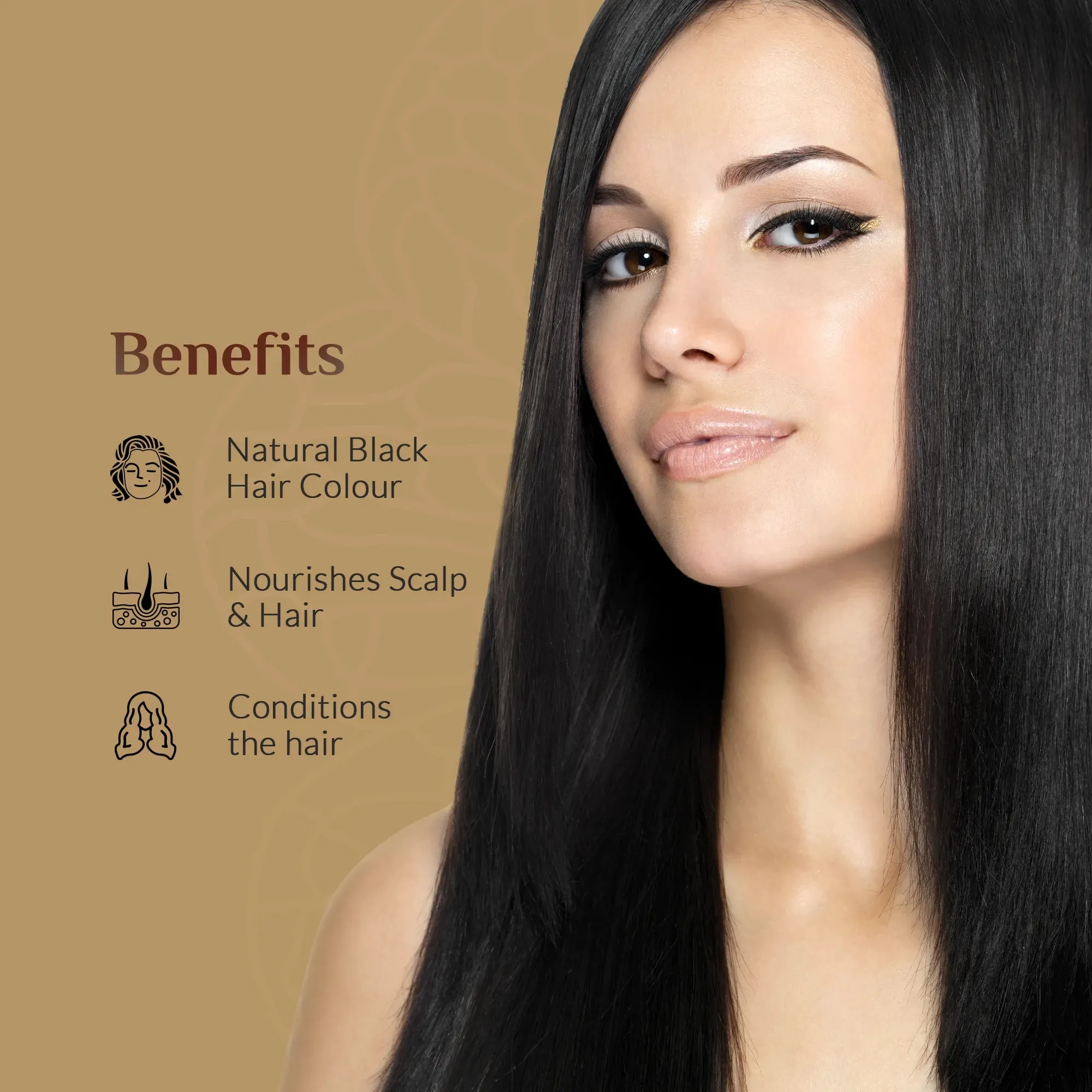 ashpveda Organic Black Hair Color Powder view 2