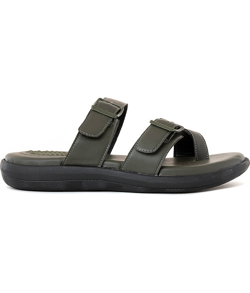 KHADIM - Olive Men's Sandals view 2