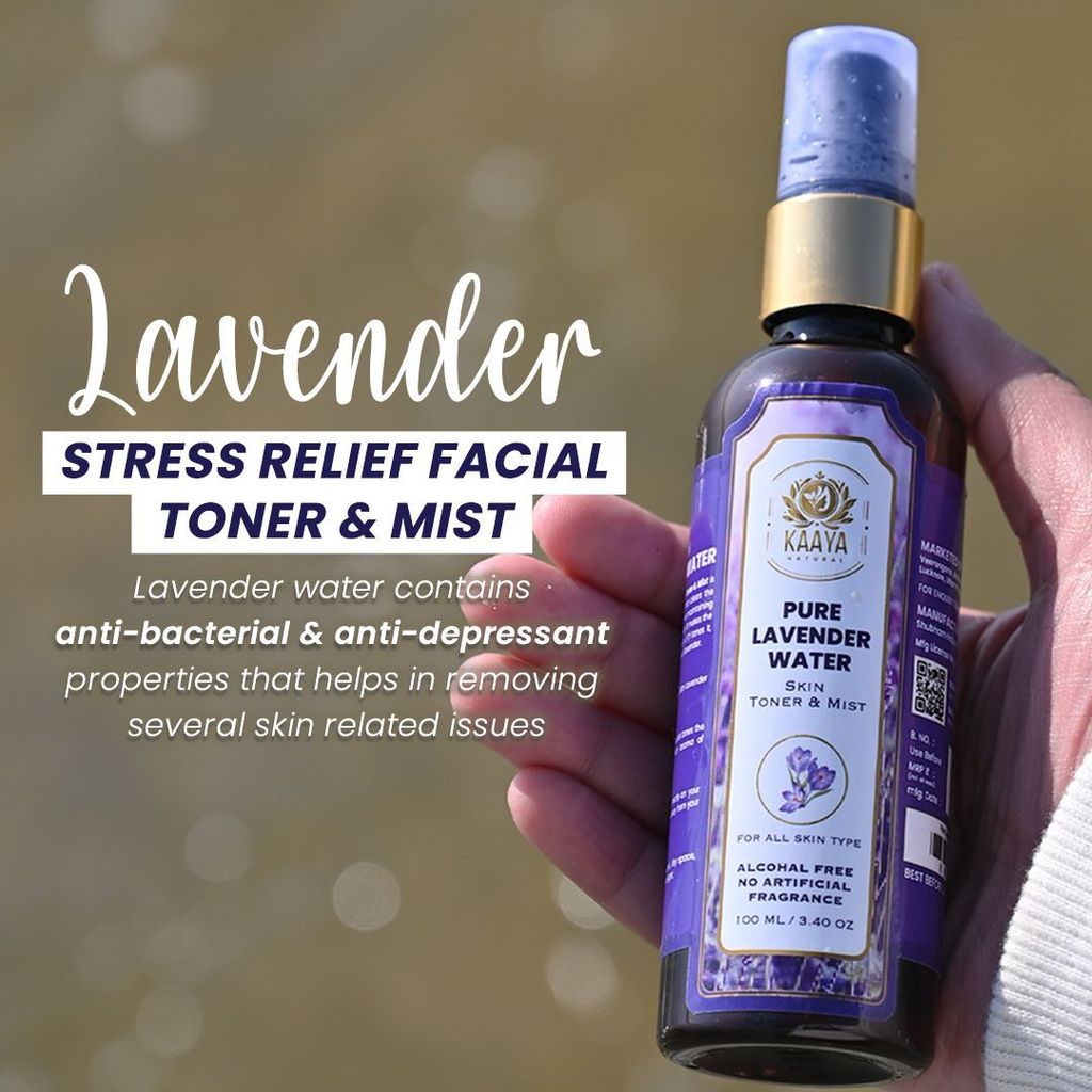 Kaaya Natural Pure Lavender Water Toner & Mist view 2