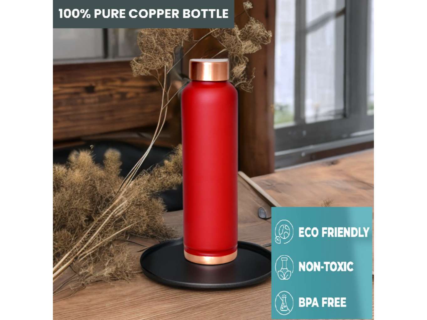 Imago Oreo Red Copper Bottle 1 ltr view 2