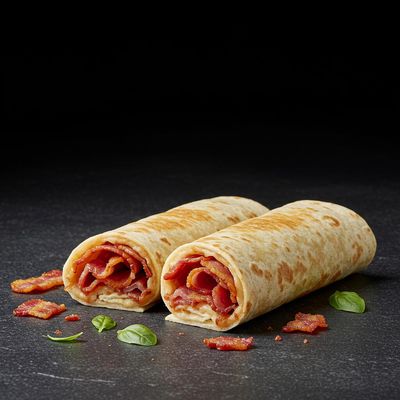 Bacon Filled Wrap