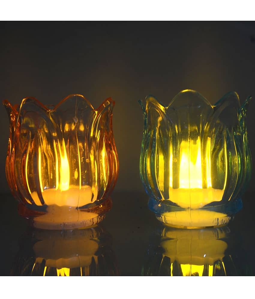 JMALL - LED Candle Battery Opearted Multi ( Pack of 3 ) view 2