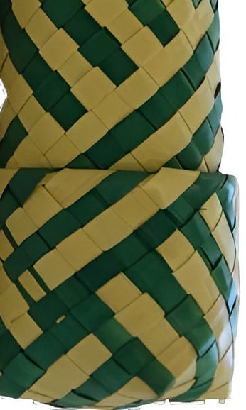 Handwoven Green & Yellow Gifting BOX - Rustic Home Decor