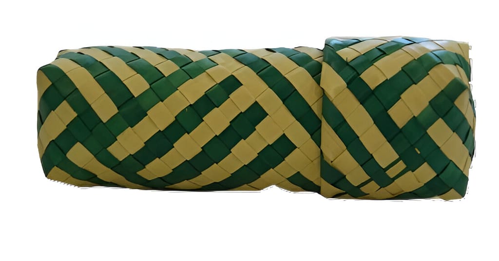 Handwoven Green & Yellow Gifting BOX - Rustic Home Decor view 2
