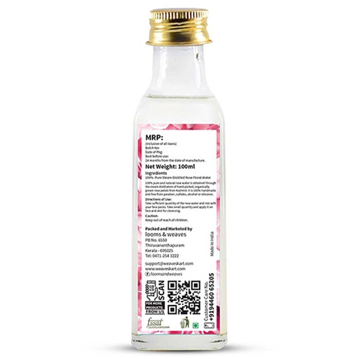 Ayurveda Rose Floral Water for Face and Skin – 100 ml view 2
