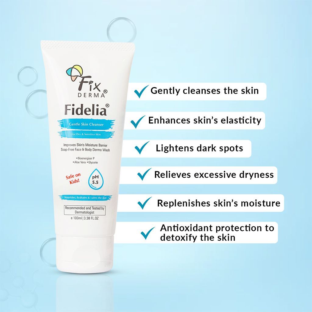 Fixderma Fidelia Gentle skin cleanser view 2