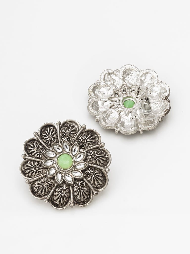 Morison Golden Crescent Earrings Lunar Charm with Modern Sophistication view 2