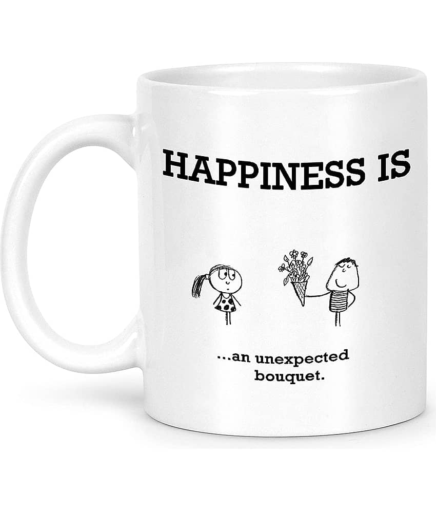 Idream Quote Printed Ceramic Coffee Mug 1 Pcs 330 mL view 2