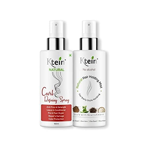 KTEIN CURL STYLE COMBO :Natural Curl Defining Spray and Hair Holding Spray 100ml view 2