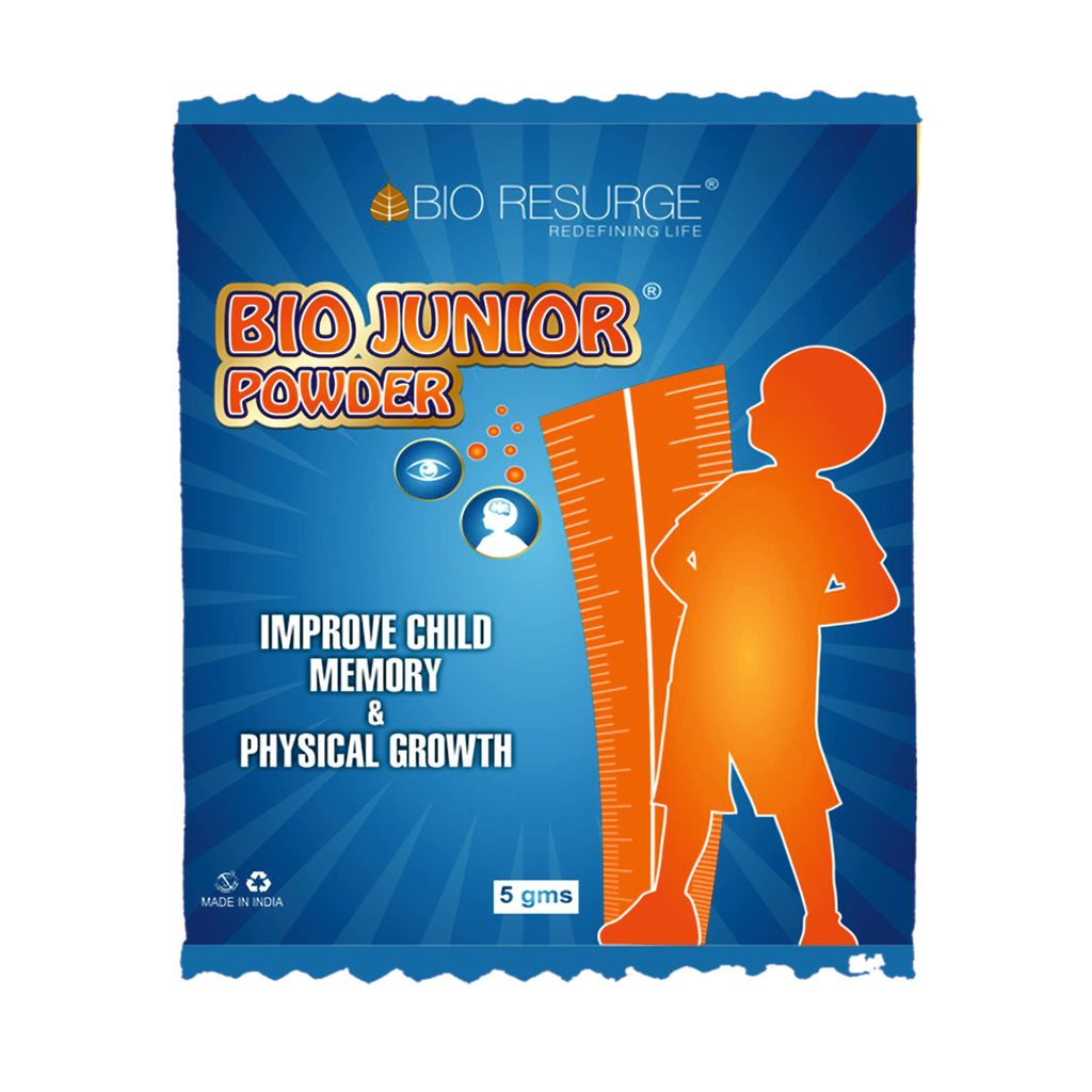 Bio Resurge Bio Junior Powder Kids Health and Nutrition Protein Powder to improve for Nutrition and physical growth(5 gm X 30 Sachets) view 2