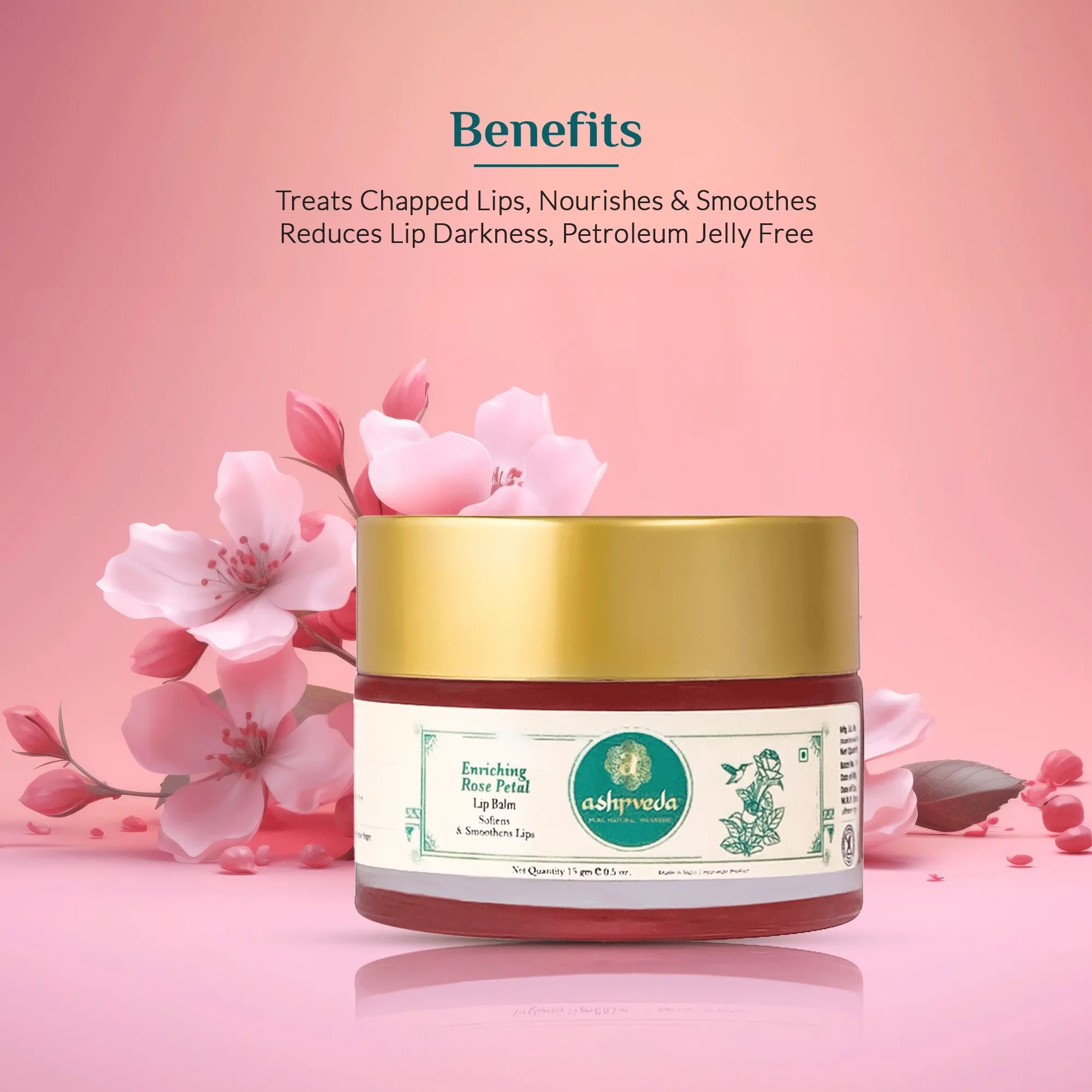 Enriching Rose Petal Lip Balm view 2