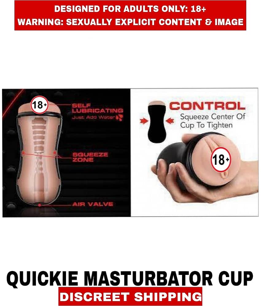 Adult Sex Toys Quickie Real Pussy Silicon Masturbator Cup Fleshlight For Men view 2