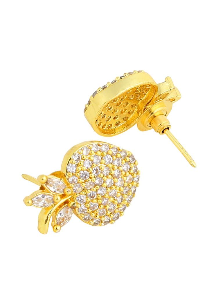 Cardinal American Diamond Butterfly Design Gold Plated view 2