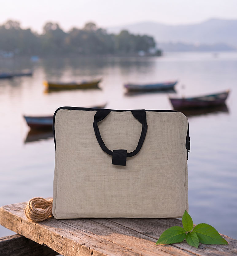 Jute Laptop bag