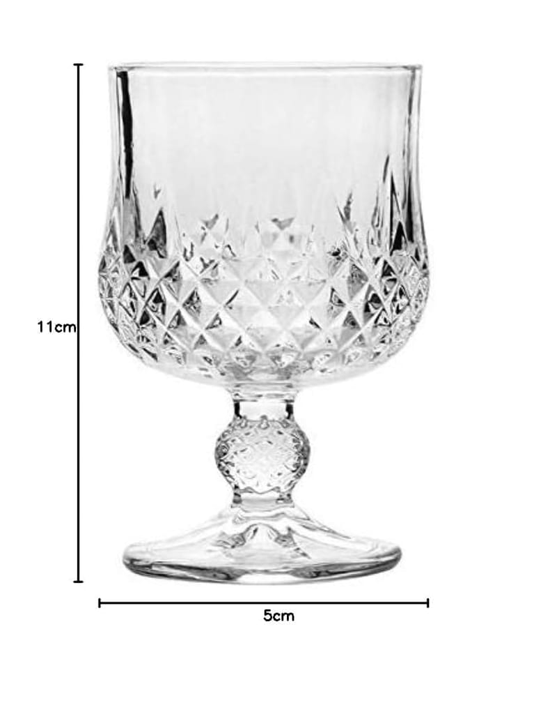 Italian Premium Crystal Brandy Glass | 190 ML | Champagne Flute Glass | Elegant Glassware for Whiskey, Beer, Wine, Mocktail and Cocktail | view 2