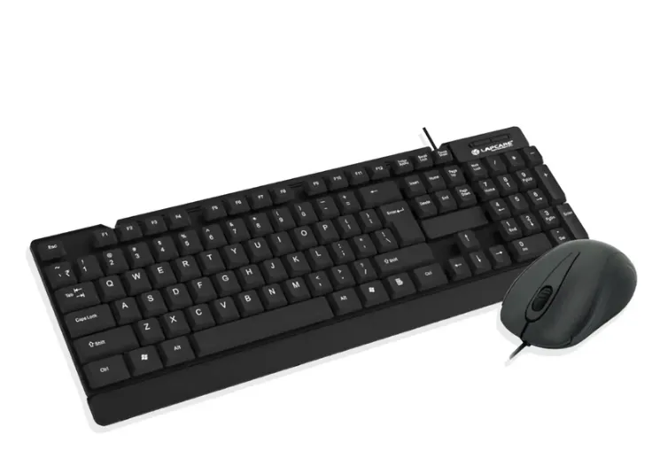E9 Wired ComboUV Coated Keys | 1000 DPI Optical | Spill Resistant Build | Slim Lightweight Design | Plug & Play USB view 2