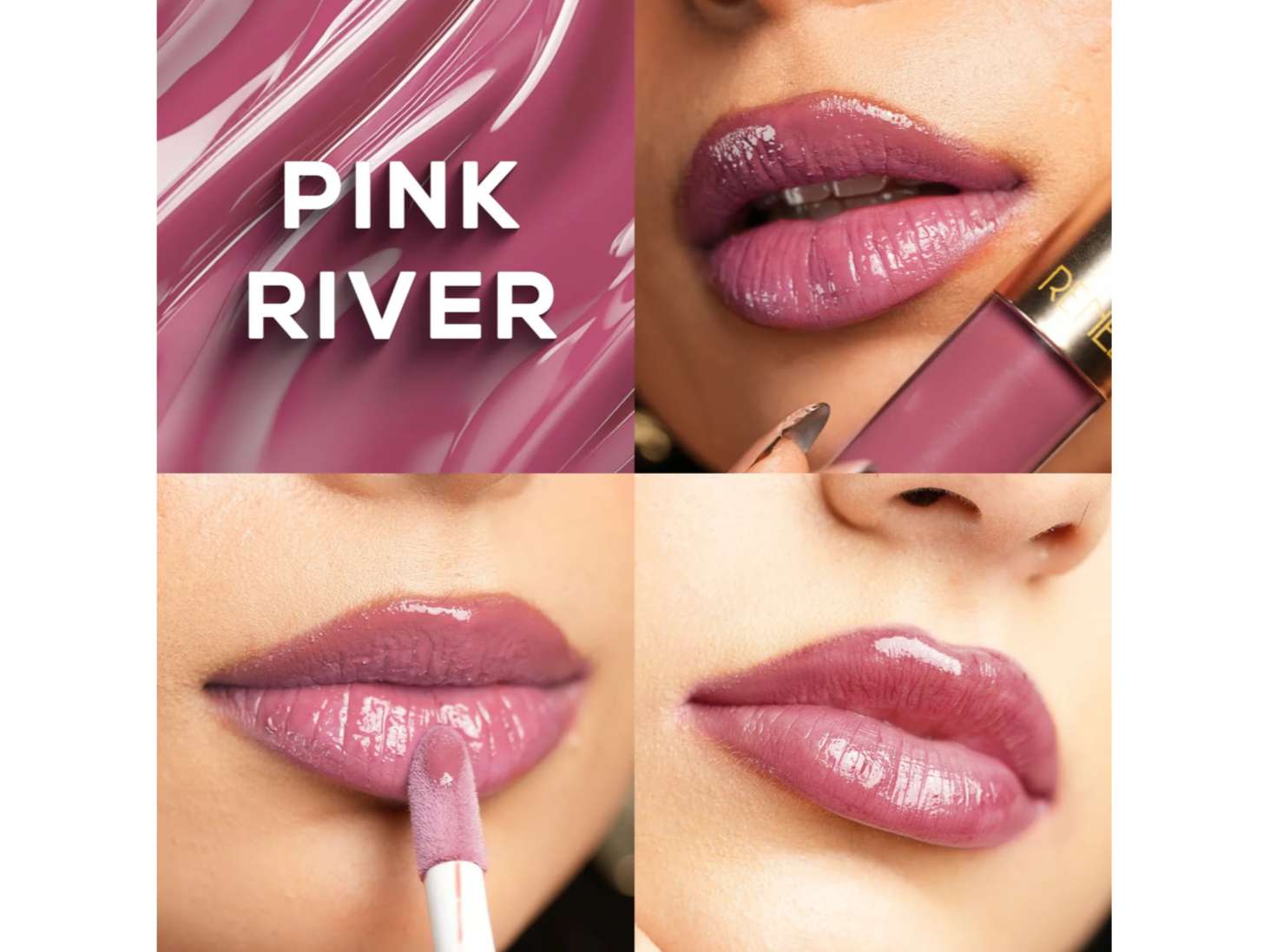 RENEE H2O Hydrating Liquid Lipstick - Pink River view 2