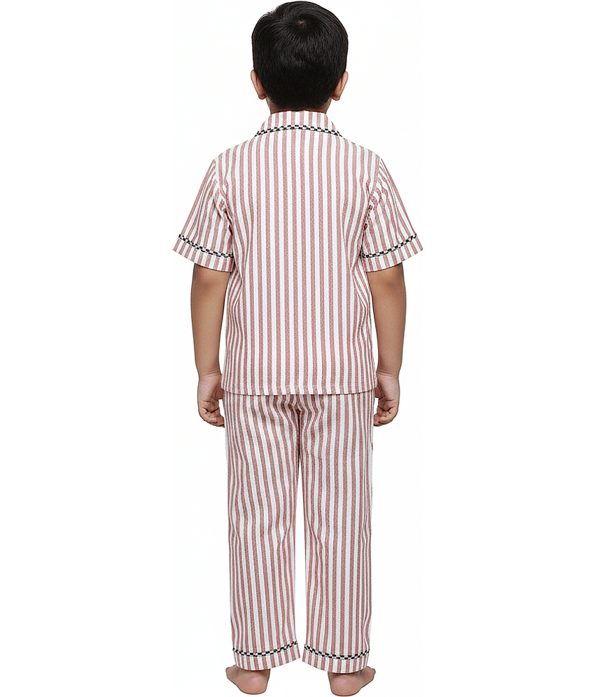 harshvardhanmart.com Pack of 1 Boys 100% Cotton Nightsuit Set ( Black ) view 2
