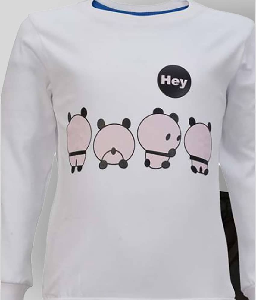 CATCUB Pack of 1 Baby Boys Cotton Tops & Bottoms Sets ( White ) view 2