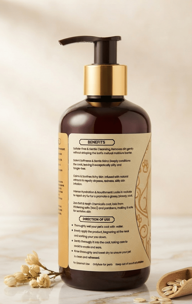 Hugging Paws Premium Pet Shampoo for Dogs & Cats| Anti-itch and shiny coat pet shampoo view 2