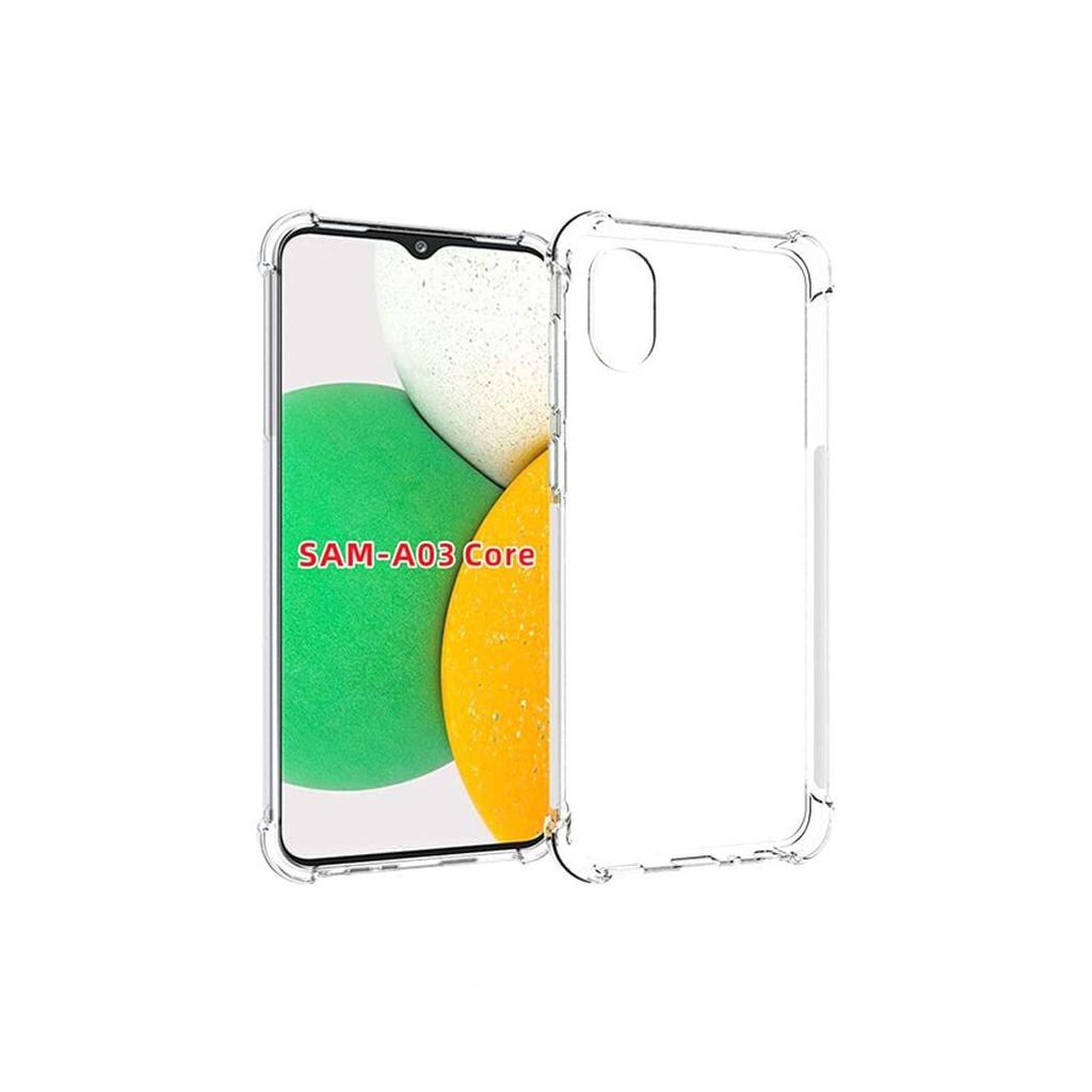 Faircost Back Cover for Samsung Galaxy A03 Core Shockproof (Silicon| Transparent) view 2