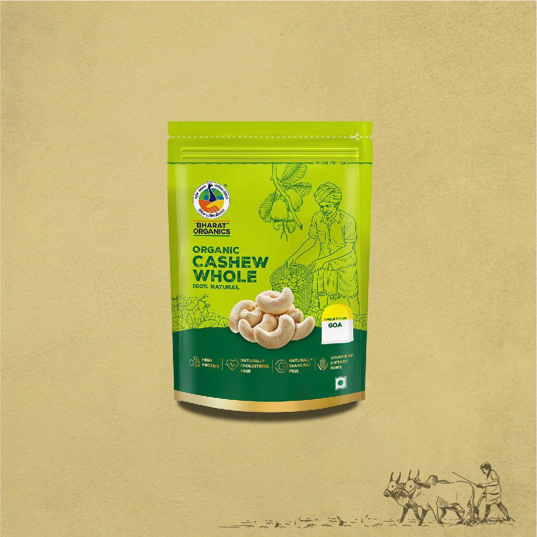 Organic Goan Cashew Whole - Bharat Organics